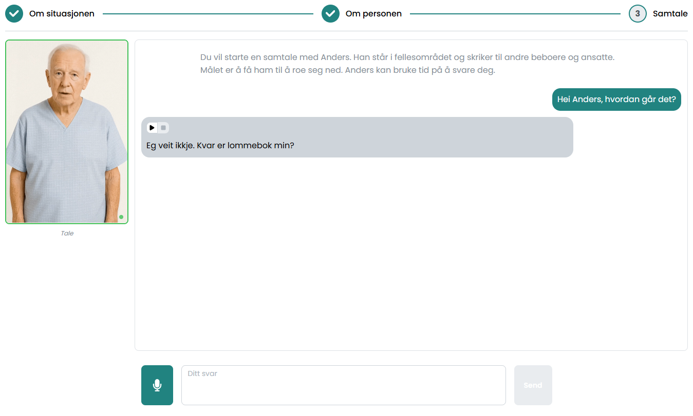 conversation simulation